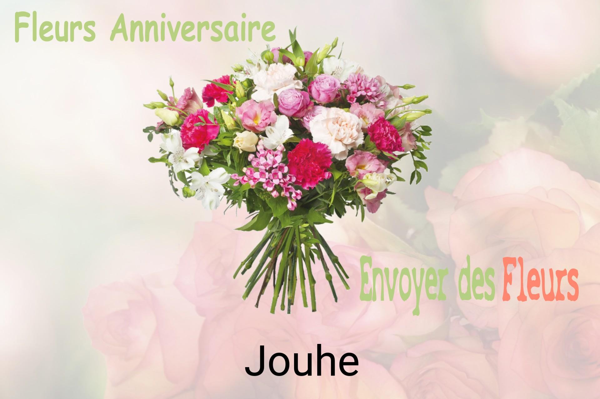 Bouquet de fleurs d’anniversaire livré à Jouhe